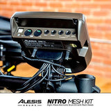 Alesis Drums Nitro Mesh Kit – Eight Piece All Mesh Electronic Drum Kit With Super Solid Aluminum Rack, 385 Sounds, 60 Play Along Tracks, Connection Cables, Drum Sticks & Drum Key Included