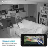 Outdoor Security Camera System Wireless, Solar Battery Powered, 1080p Wirefree Waterproof 2-Way Audio Night Vision w/ PIR Motion Sensor, Support Alexa/Google Assistant, REOLINK Argus Eco+Solar Panel