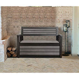 KETER Hudson Plastic Storage Bench Deck Box