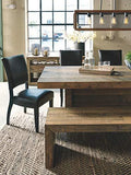 Signature Design by Ashley Sommerford Rustic Wood Dining Room Long Bench, Brown