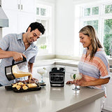Ninja Foodi Cold & Hot Cook Hot Soups, Sauces and Dips Blender with 1400 Peak Watts to Crush Frozen Drinks & Smoothies Nonstick Glass Pitcher (HB152), 64 oz, Black
