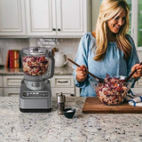Ninja BN601 Professional Plus Food Processor 1000-Peak-Watts with Auto-iQ Preset Programs Chop Puree Dough Slice Shred with a 9-Cup Capacity and a Silver Stainless Finish