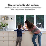 Google Nest Cam Indoor – Wired Indoor Camera for Home Security – Control with Your Phone and Get Mobile Alerts – Surveillance Camera with 24/7 Live Video and Night Vision