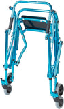 Nimbo Rehab Lightweight Posterior Posture Walker with Seat, Cornflower Blue, Youth