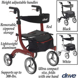 Lightweight Nitro Aluminum Rollator