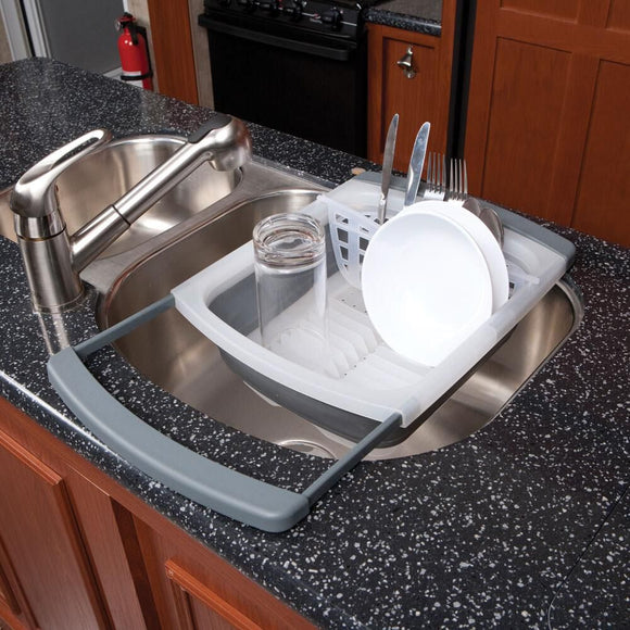 Prepworks Collapsible Over-the-Sink Dish Drainer