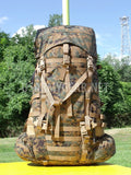 New Genuine Issue GI US Army Military Usmc Gen 2 Marpat Digital Camouflage Tan Woodland Ilbe Main Pack with Lid Belt Shoulder Straps Radio Pouch Complete Surplus Arcyteryx