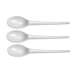 7" Plastic White Spoon Carton (2, 000 pieces)