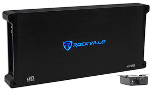 Rockville dB16 8000w Peak / 2000w RMS @ 2 Ohm CEA Compliant Mono Car Amplifier