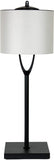 Light Your Patio LED Cordless Rechargeable Weatherproof Outdoor Table Lamp, Floor Lamp, Hanging Lamp Combination with Sunbrella Shade, Matte Black Finish