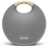 Onyx Studio 6 – IPX7 Waterproof Wireless Bluetooth Speaker System w/Rechargeable Battery, Built-in Microphone (Grey/Gold)