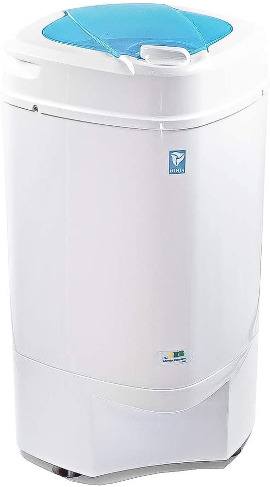 Ninja Portable Mini 3200 RPM Centrifugal Spin Clothes Dryer with High-Tech Suspension System – 22 Pounds Capacity