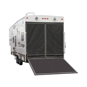 Toy Hauler Screen for Fiberglass or Aluminum Frame