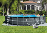 26' x 52" Ultra Frame Above Ground Swimming Pool Set with Pump and Ladder