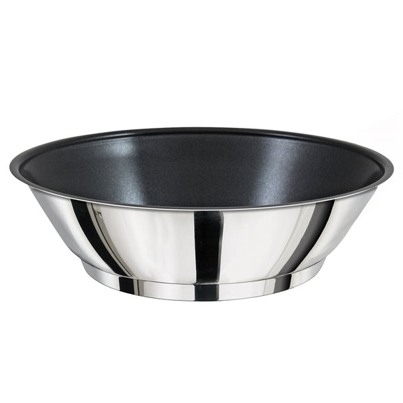 Magma Saute/Omelet Induction Compatible Pan – Stainless Steel Exterior & Slate Black Ceramica Non-Stick Interior – A10-369-2-IND