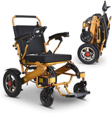 2020 New Folding Ultra Lightweight Electric Power Wheelchair, Silla de Ruedas Electrica, FDA Approved and Air Travel Allowed, Heavy Duty, Mobility Motorized, Portable Power (17.5" Seat Width)