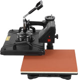 Pro 5 in 1 Heat Press Machine Combo 360-degree Rotation 12" x 15" Swing Away Digital Sublimation Heat Transfer Machine for T-Shirts Hat Mug Plate Cap Sports Bottle