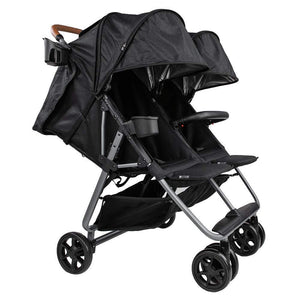 The Twin+ Luxe ( XL2) – Best Double Stroller – Everyday Twin Stroller with Umbrella – UPF 50+ – Tandem Capable