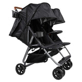 The Twin+ Luxe ( XL2) – Best Double Stroller – Everyday Twin Stroller with Umbrella – UPF 50+ – Tandem Capable