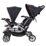 Double Sit N' Stand Stroller System and Travel Car Seat, Optic Pink