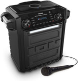 Ion Audio Pathfinder Charger, Bluetooth Portable Speaker with Wireless Qi Charging– (Renewed)