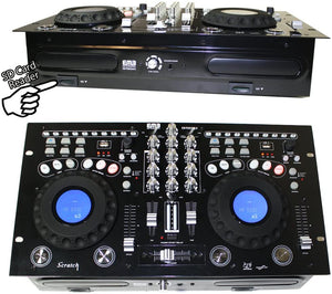 EB9005MX – NEW Professional DUAL CD/USB/SD/MP3 Mixer CDJ Scratch Player!