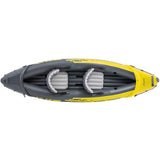 Intex Explorer K2 2 Person Inflatable Kayak Set and Air Pump, Yellow (3 Pack)