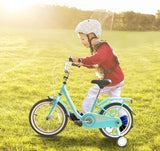Kid's Bike Steel Frame Children Bicycle 14-16 Inch with Training Wheel