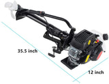 Outboard Motor Boat Engine, zorvo Outboard Motor 4 Stroke 3.6 HP 55CC Inflatable Fishing Boat Engine with Air Cooling System