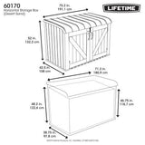 Horizontal Storage Shed (75 cubic feet) 273