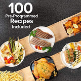 NuWave Brio 15.5-Quart Large Capacity Air Fryer + Grill; Probe; 2 Stainless Steel Racks; Drip Tray; Rotisserie Kit; Sear, Stage, Preheat, Rotisserie