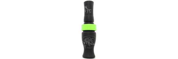 Tim Grounds G FORCE Flat Black w/ Lime Band Goose Call