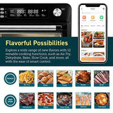 COSORI Air Fryer Toaster Combo 26.4QT 12 Functions Large Countertop Oven, Dehydrator with 1800W, Recipes & Accessories Included, Work with Alexa