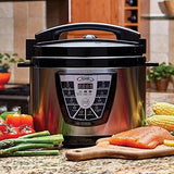 Power Pressure Cooker XL XL 10-Quart Electric Pressure, Slow, Rice Cooker, Steamer & More, 7 One-Touch Programs, Silver