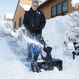 Snow Joe iON18SB-HYB 40-Volt iONMAX Hybrid Brushless Single Stage Snowblower Kit  W/ 4.0-Ah Battery and Charger