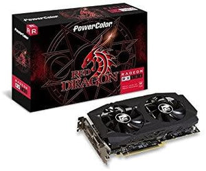 AMD Radeon RED Dragon RX 580 8GB GDDR5 1 x DL DVI-D / 1 x HDMI / 3 x DisplayPort Graphics Card (AXRX 580 8GBD5-3DHDV2/OC )