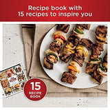 Ninja Foodi AG301 5-in-1 Indoor Electric Countertop Grill with 4-Quart Air Fryer, Roast, Bake, Dehydrate, and Cyclonic Grilling Technology