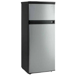 Avanti 7.4 Cu. Ft. Two Door Apartment Size Refrigerator – Black w/Platinum Finish