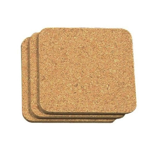 Square Cork Hotpads 4 Pcs