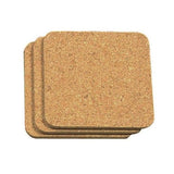 Square Cork Hotpads 4 Pcs