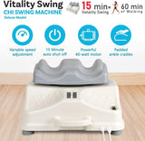 Original Chi Swing Machine Deluxe Passive Aerobic Exerciser Circulation Machine Vitality Swing with Japanese Sobakawa Buckwheat Pillow