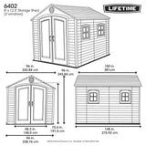 8 Ft. x 12.5 Outdoor Storage Shed 357