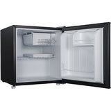 1.7-Cu. Ft. Single-Door Mini Refrigerator with Half-Width Chiller Compartment Black