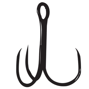 Gamakatsu Treble Hooks Round Bend Barbless Multi-pack