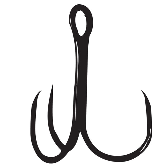 Gamakatsu Treble Hooks Round Bend Barbless Multi-pack