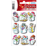 Stickers Snowmen, Stone (6594)