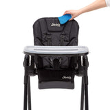 Jeep Classic Convertible High Chair for Babies and Toddlers, Midnight Black