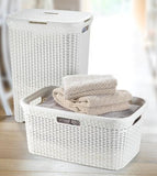 Rattan Rect Hamper 40L