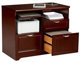 Magellan 36"W Tech Station Printer Stand 2.0, Classic Cherry