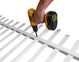 Manchester Semi-Permanent Vinyl Fence Kit (2 Pack), 42" x 92"